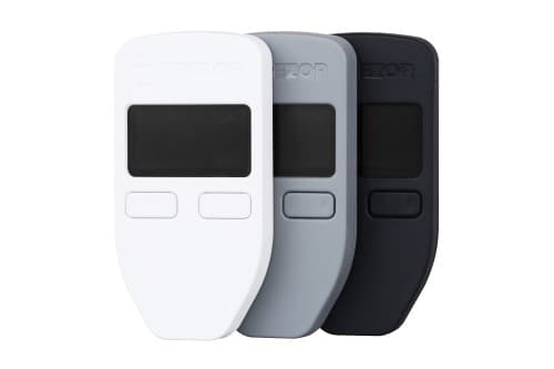 Trezor One and Trezor Model T Bitcoin Hardware Wallets